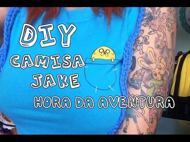 DIY : Camisa Jake Hora da Aventura ♥ Faça você mesmo ♥