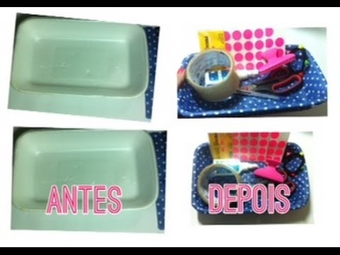 DIY: Customizando bandeja descartável | Bia Ribeiro