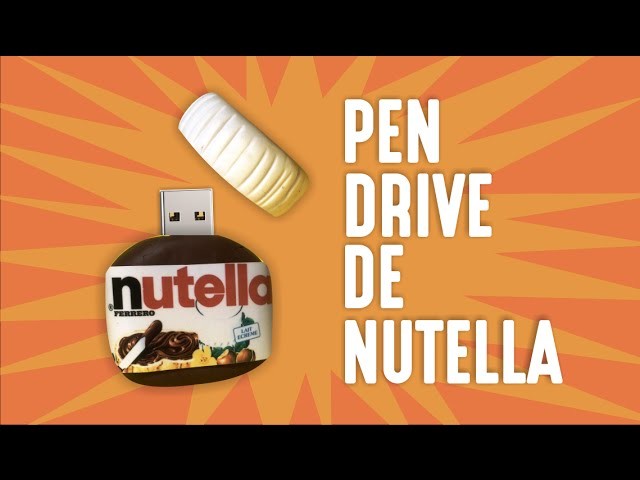 Faça um Pen Drive de Nutella | DIY