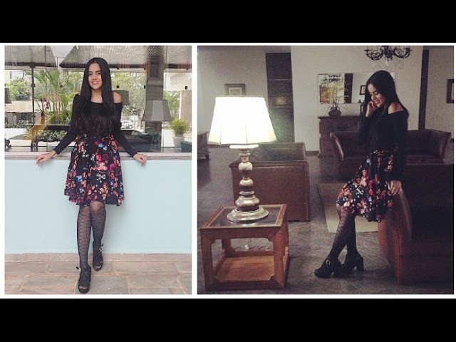 Faça você mesma sua saia godê Alana Santos Blogger