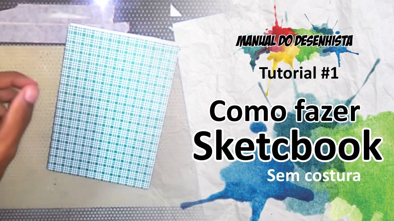 Como fazer Sketchbook (sem costura)