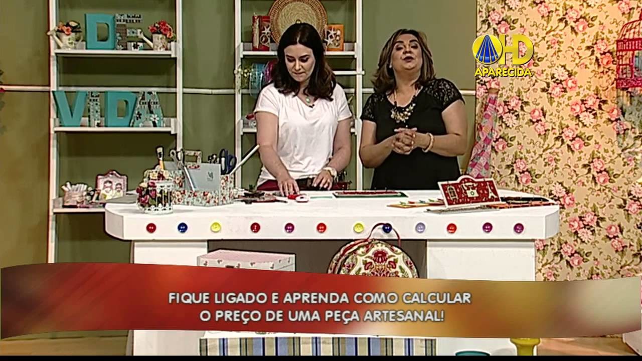 Heloisa Gimenes - Porta Chaves e Recados em Cartonagem - Sabor de Vida 21.09.2014