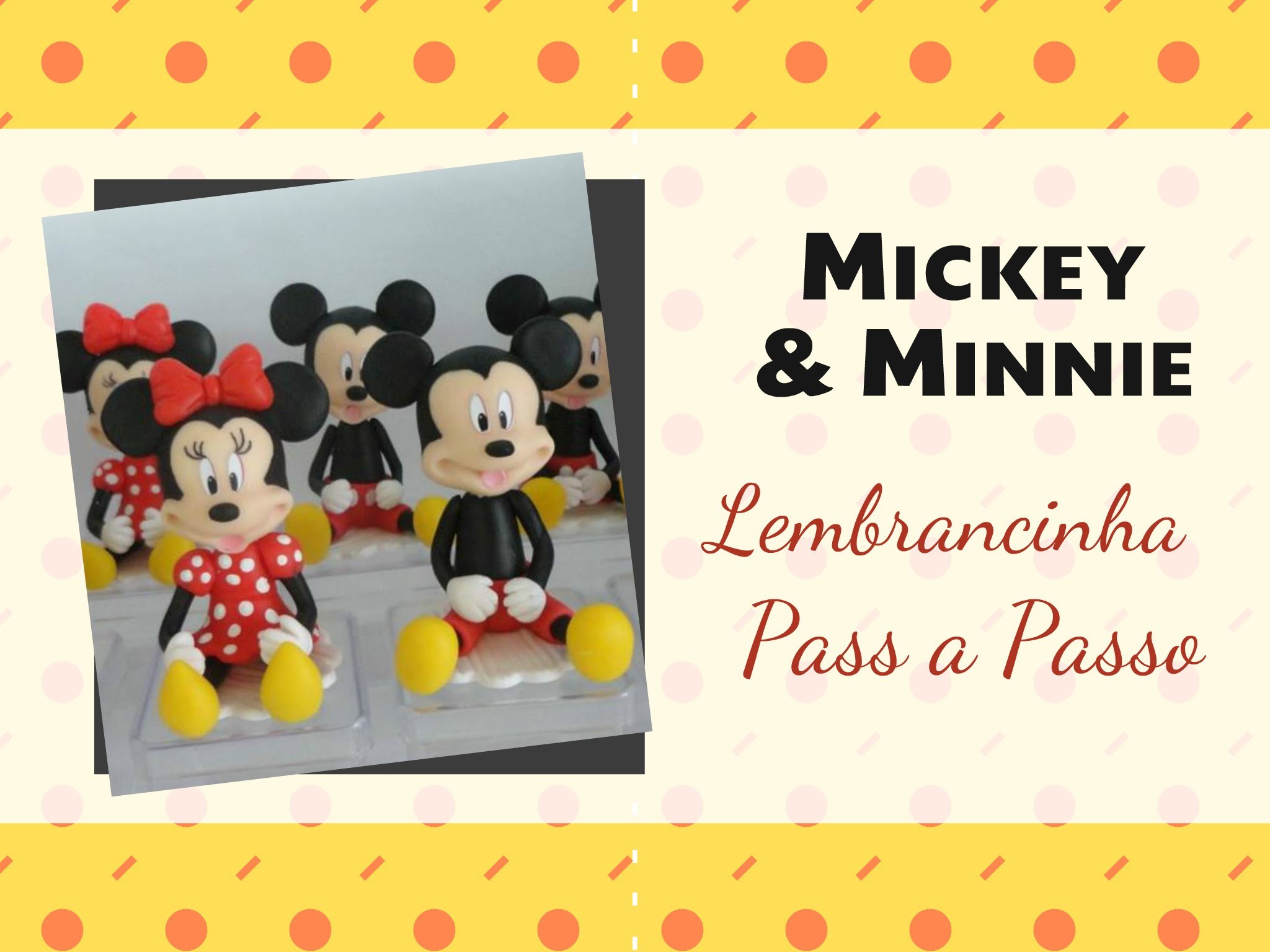 Mickey e Minie lembrancinhas