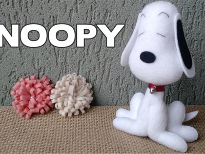 Snoopy de Feltro - Passo a Passo