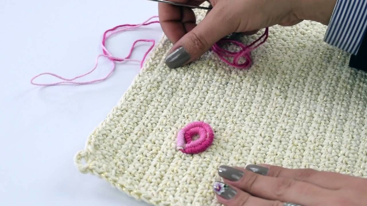Crochetando com EuroRoma e Sandra Brum - Tapete Bordado Rococó