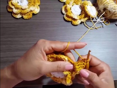 Como fazer a flor rasteirinha de crochê