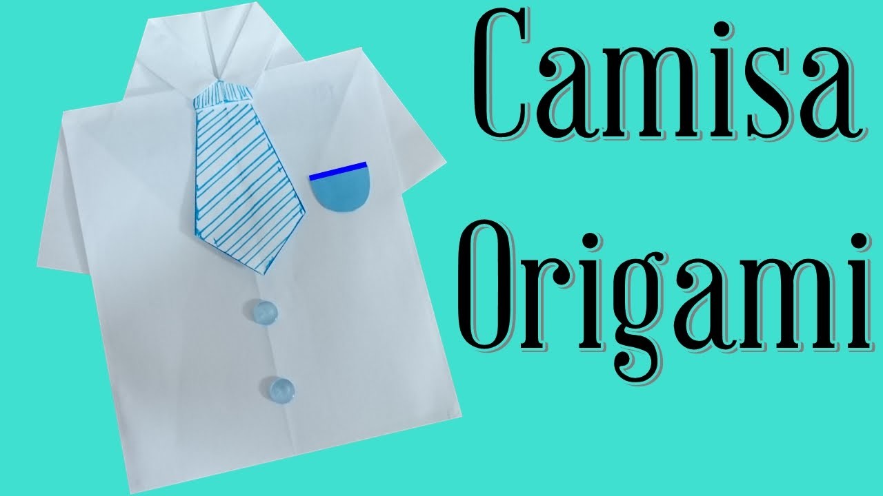 Camisa Origami dia dos pais