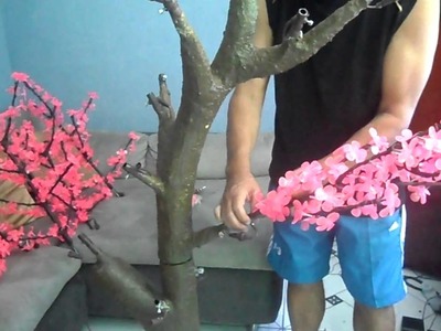 ARVORE DE LED PESSEGUEIRO - COMO MONTAR