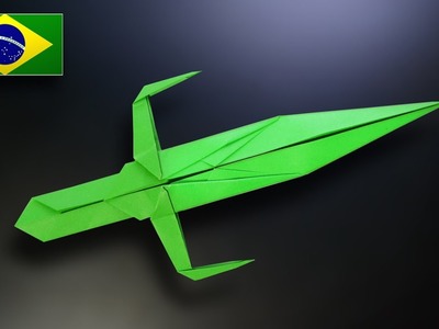 Origami: Espada Ninja - Instruções em Português PT-BR
