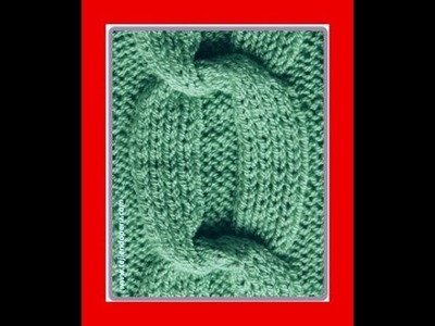 #PT -Trança torcida no tricot-trança com nó-trança com textura