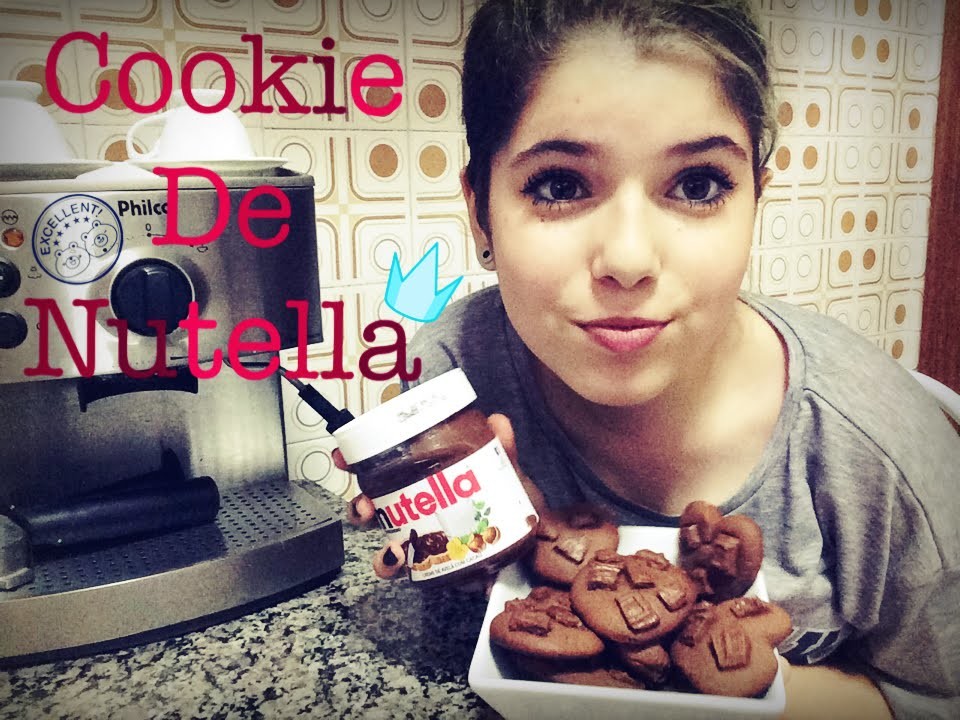#TiaJuEspecialFérias | Como fazer Cookies de Nutella