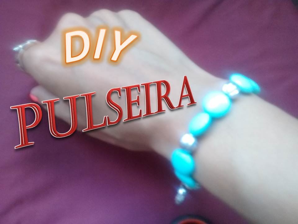 DIY (#3) -  Pulseira Azul Turquesa