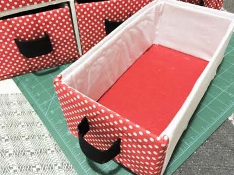DIY - Caixa Organizadora com caixas de sapato #parte2 ✂️ Artesanato VEDA#26