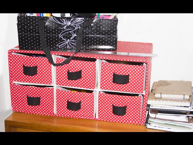 DIY - Caixa Organizadora com caixas de sapato  #parte1 ✂️ Artesanato VEDA#25