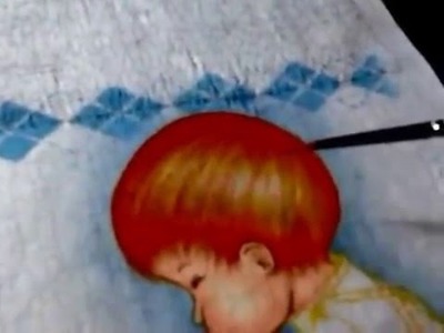 DIY - COMO FAZER ROSTINHO DE BEBÊ EM FRALDA - CABELINHO -PARTE 2