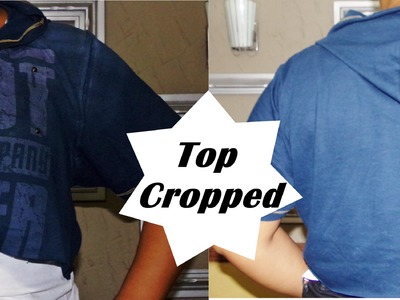DIY Customização Camiseta - Top Cropped com Capuz EP.03
