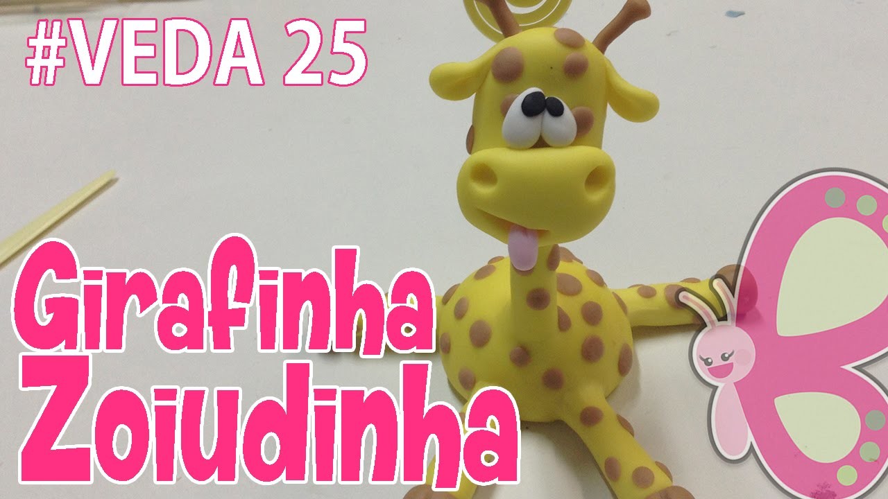 DIY - Girafinha Zoiudinha - Sah Passa o Passo #VEDA 25