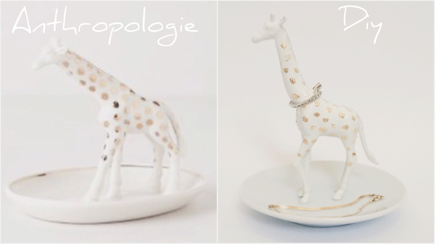 DIY - Porta Biju Girafinha (Anthropologie Inspired)