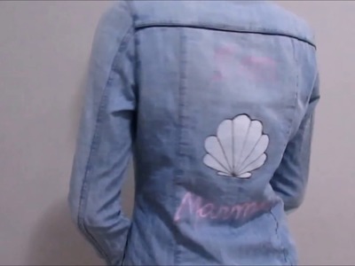 DIY customização de roupas: Camisa Sereia