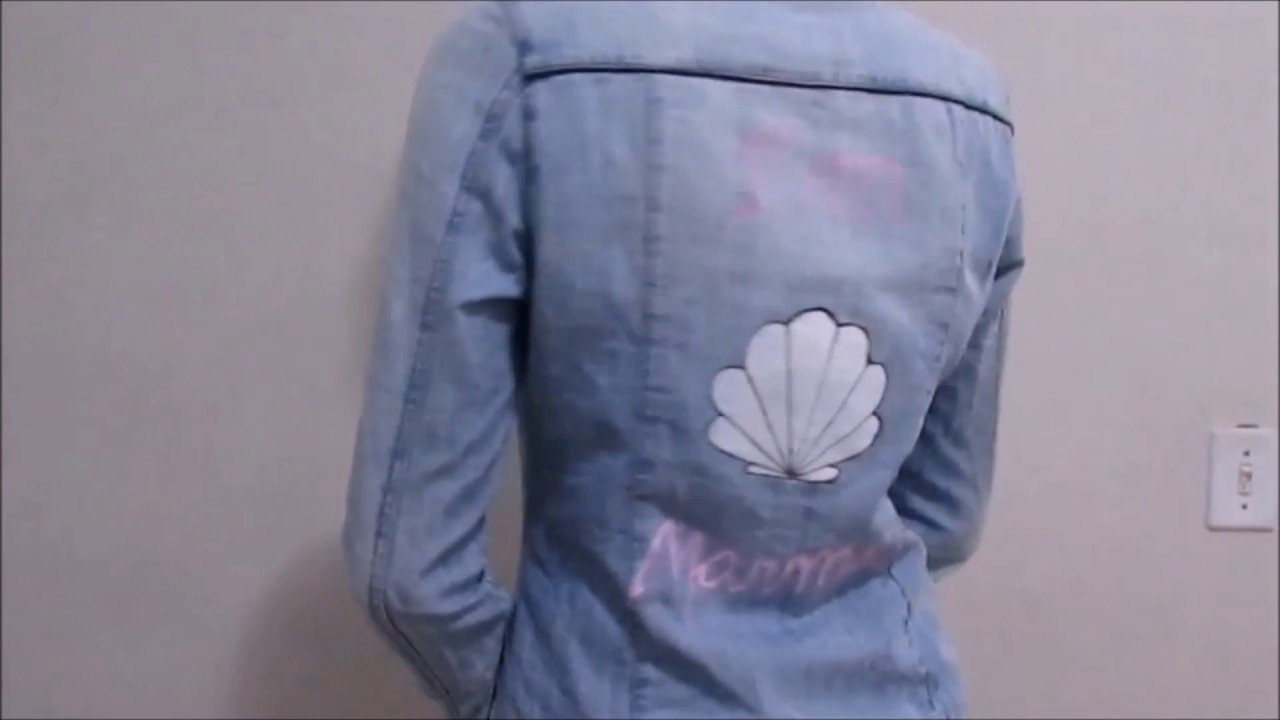DIY customização de roupas: Camisa Sereia