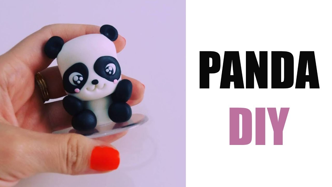 DIY - Panda Kawaii em Biscuit *--*