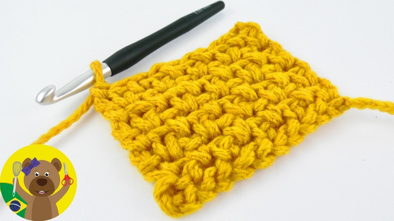 Padrão de pérolas para iniciantes em crochet | Aprendendo a fazer crochet