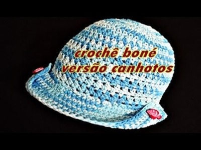 Versão Canhotos | Boné em crochê de cauda longa | Left Hand Crochet