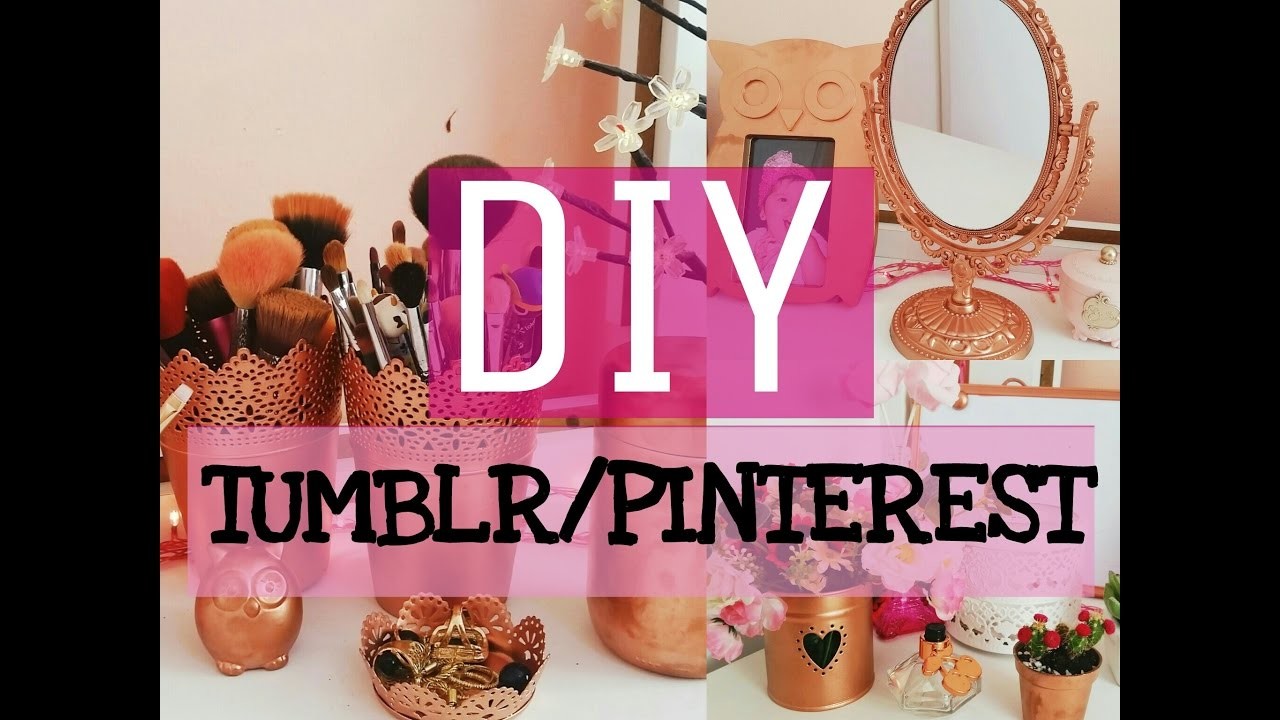 Diy: Decoracao da penteadeira estilo pinterest.tumblr #inspiracao