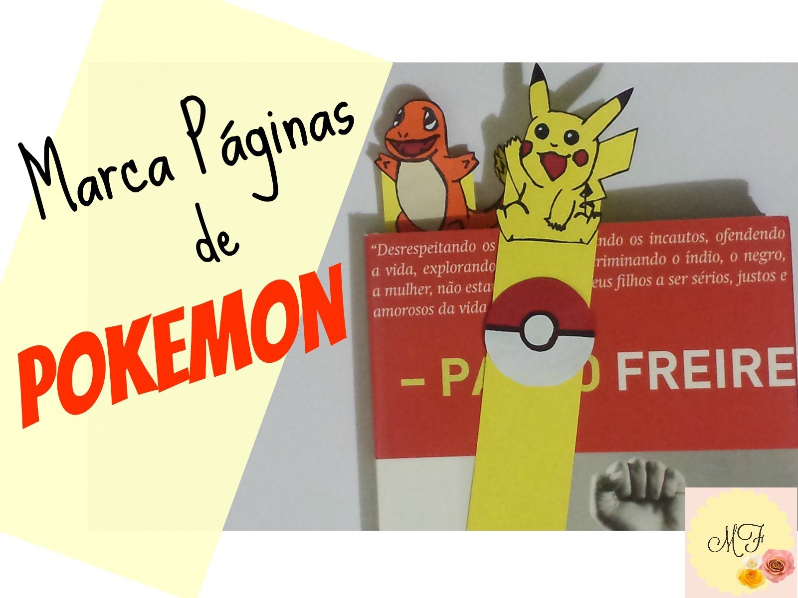 Marca Páginas de Pokemon! - DIY