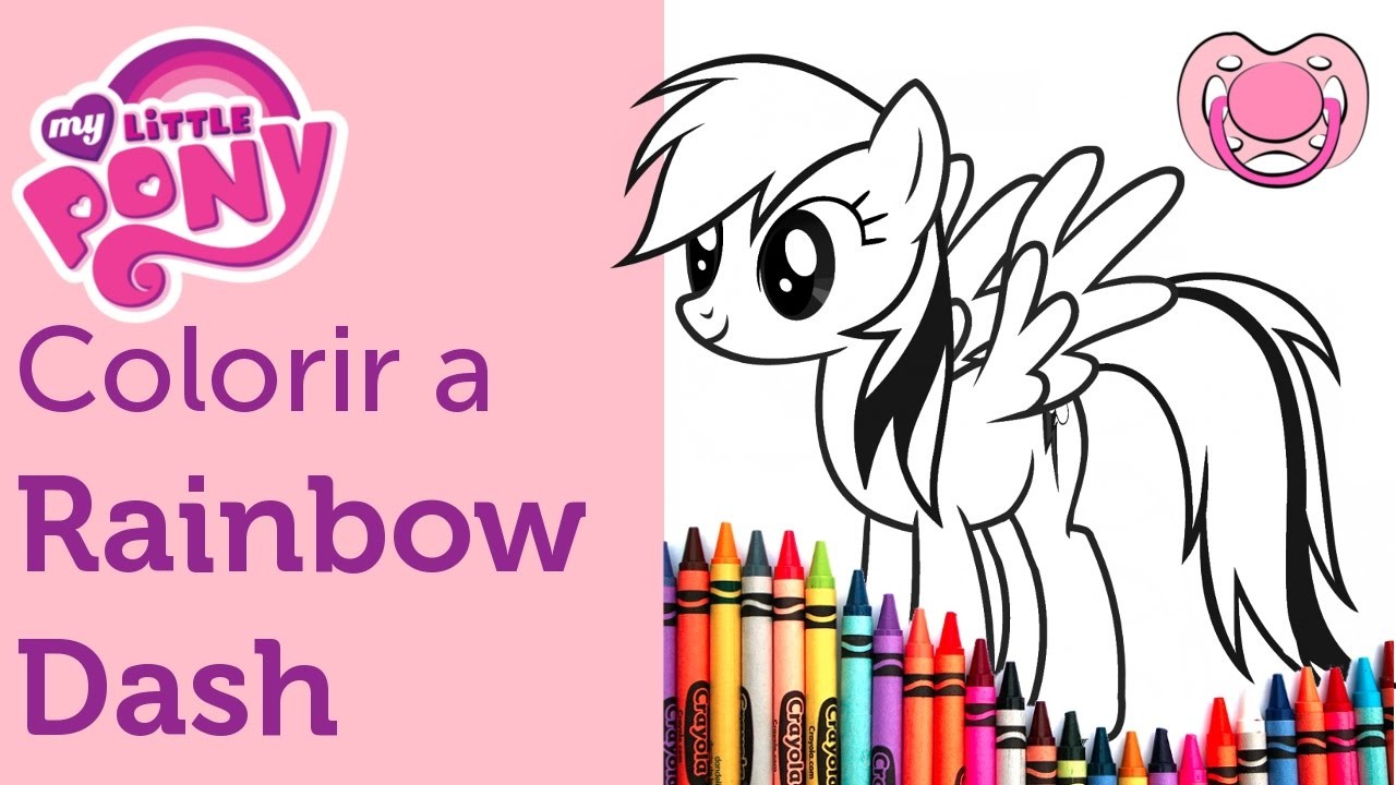 My Little Pony - Colorir a Rainbow Dash 