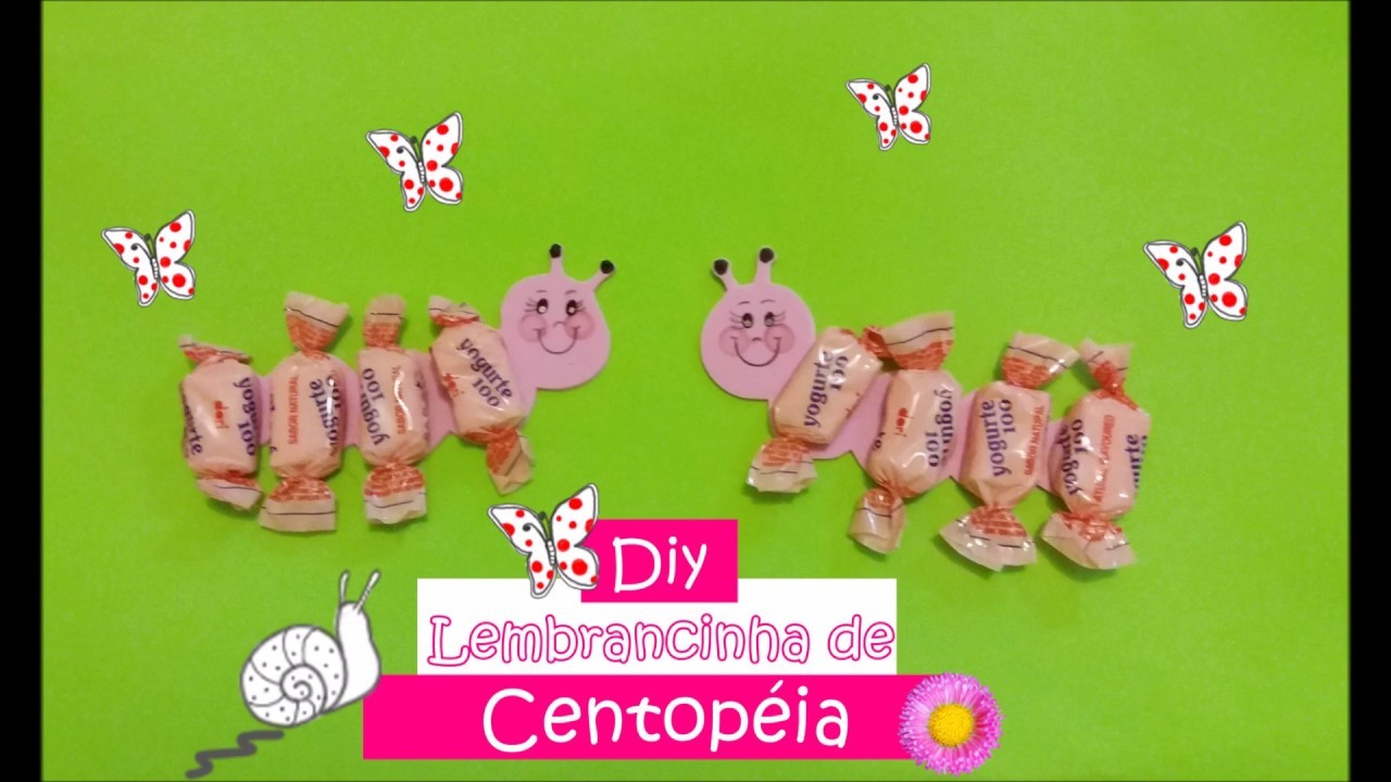 Diy de Lembrancinha de Centopéia