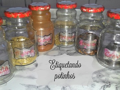 DIY - Etiquetando potes