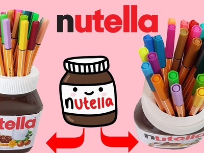 DIY |  Ideia usando pote de Nutella