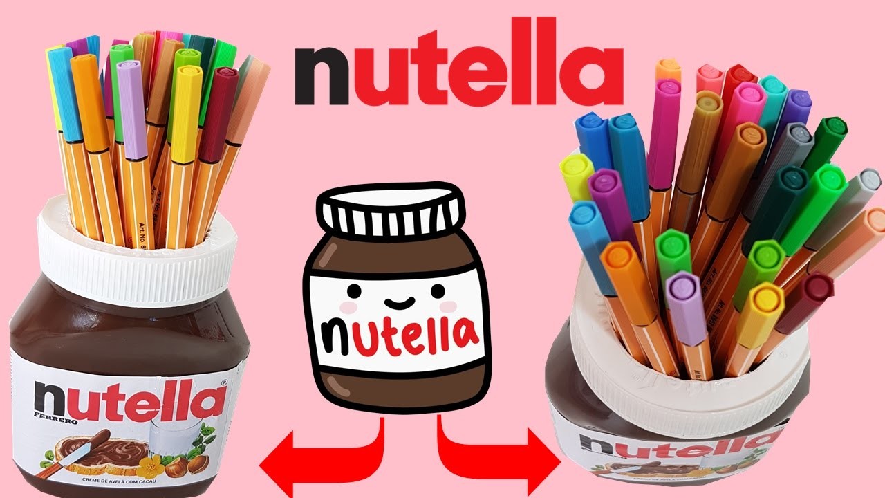 DIY |  Ideia usando pote de Nutella
