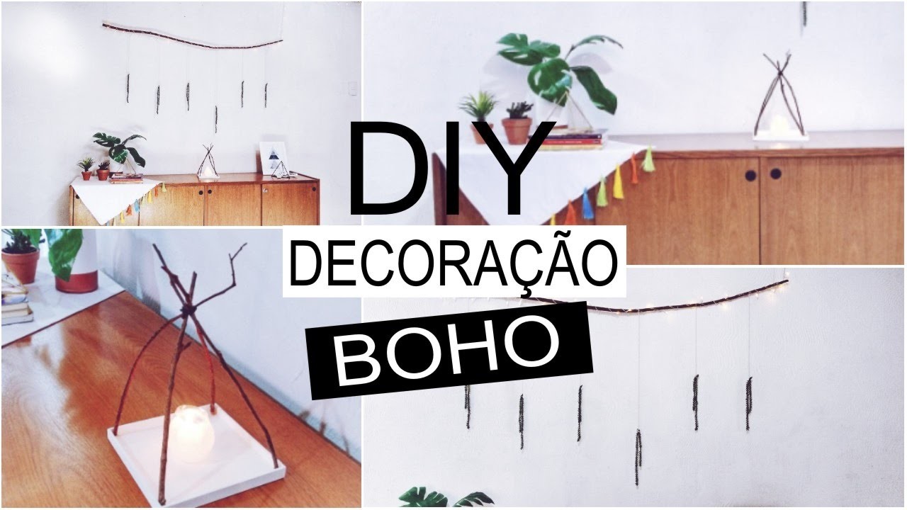 6 DIY Decoração Boho ft. Bonitezas por Bárbara Deschamps
