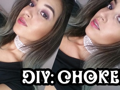 DIY: CHOKER sem costurar