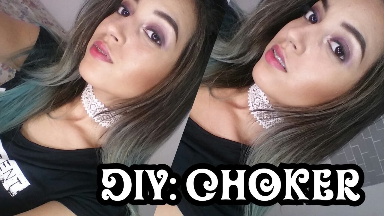 DIY: CHOKER sem costurar
