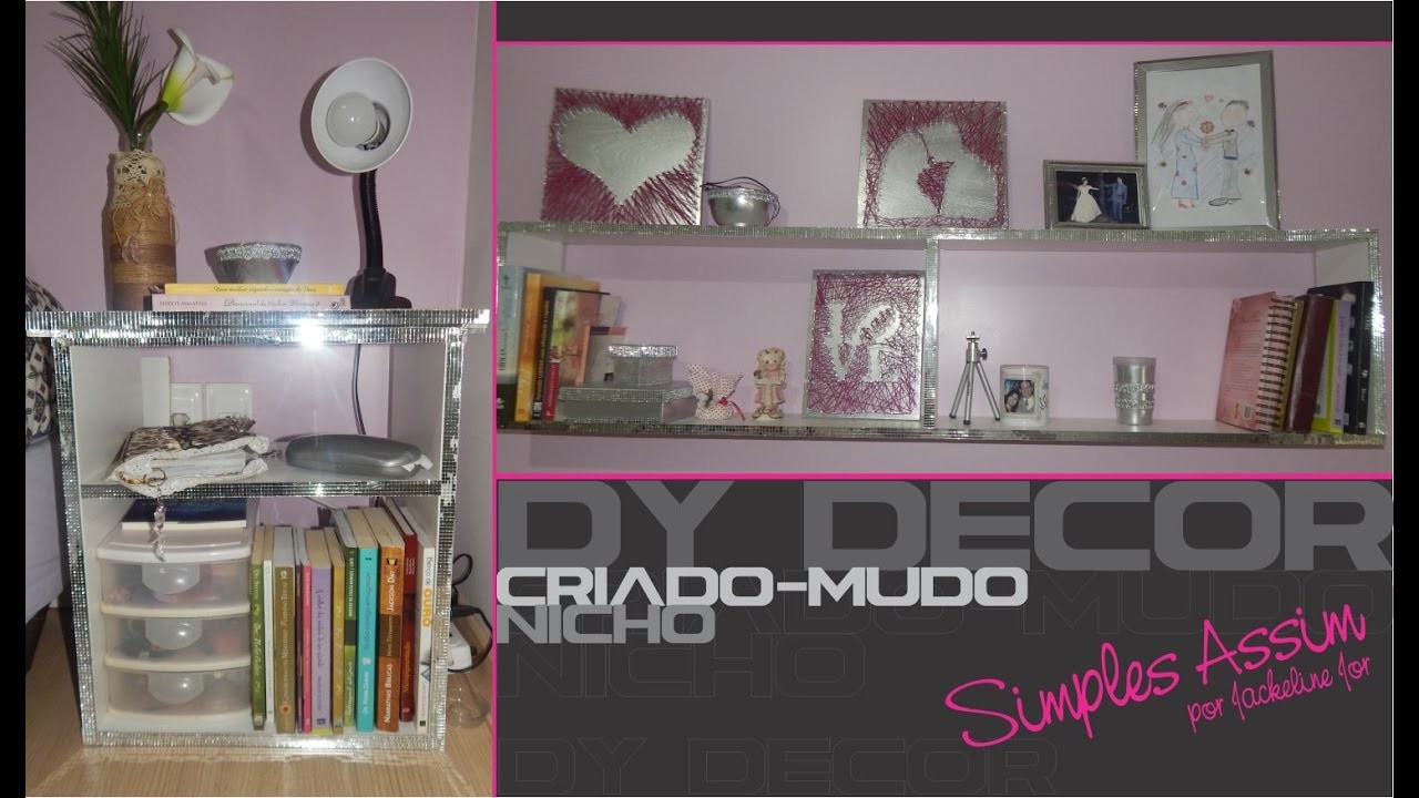 DIY DECOR  NICHO E CRIADO-MUDO #projeto decorar