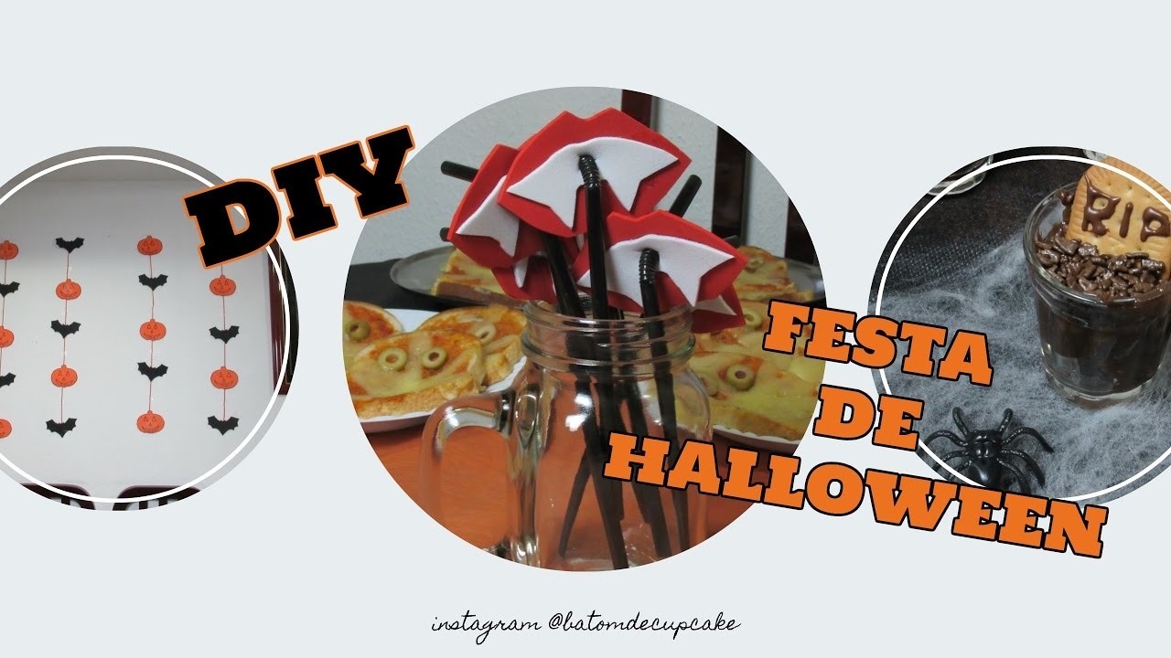 DIY:: ideias para festa de Halloween Feat. Eu cozinho ou quase isso