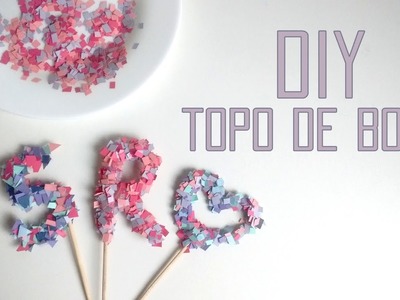 DIY - Topo de Bolo + Comemoração 1 ano de canal!