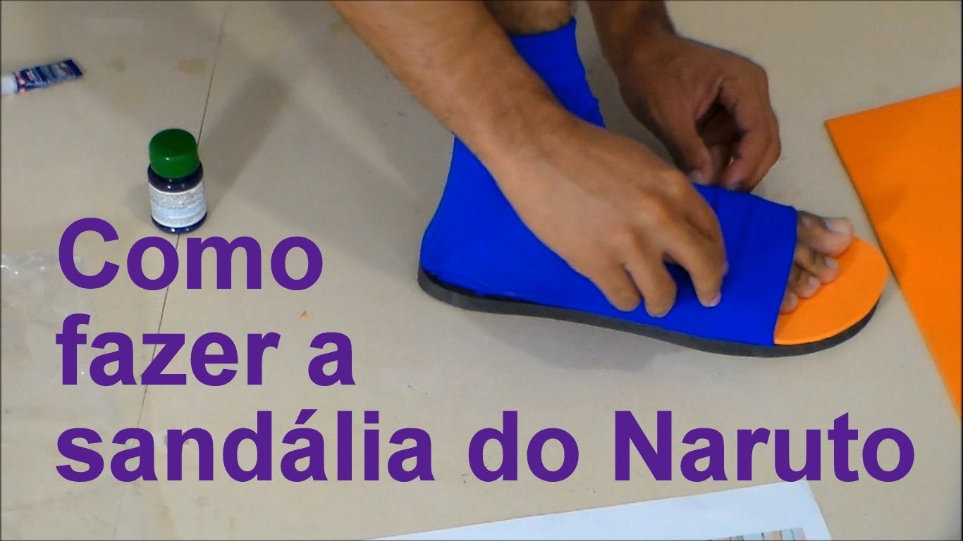 Como fazer a sandália ninja do Naruto para o seu Cosplay - Dicas de Cosmaker