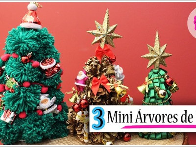 DIY: 3 Mini Árvores de Natal fáceis e baratinhas #1