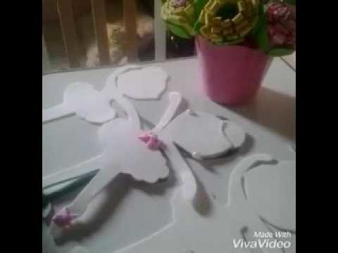 Diy bailarina simples #Letícia faz 2