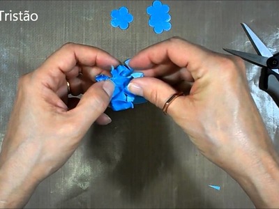 Como fazer flor de papel - Quase sessenta - Didi Tristão