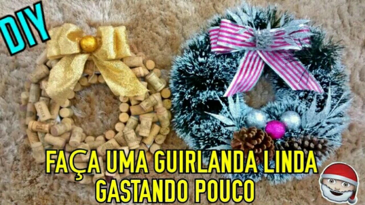 2 DIY : FAÇA GUIRLANDAS LINDAS PARA O NATAL ❤