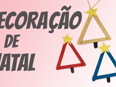Decoração de Natal Barata com Palitos de Picolé - Inspirações Diy