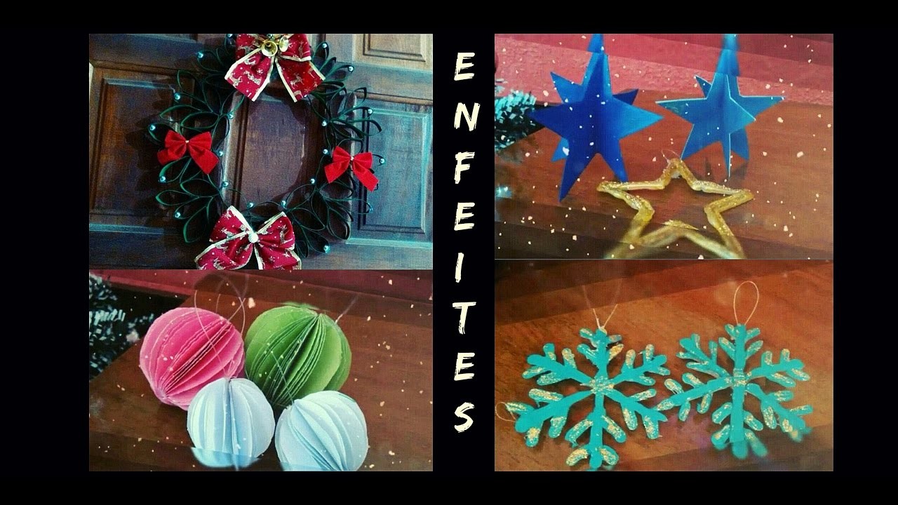 Diy - Faça seus Enfeites de natal