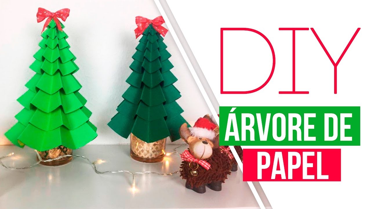 DIY - Árvore de Natal de Papel