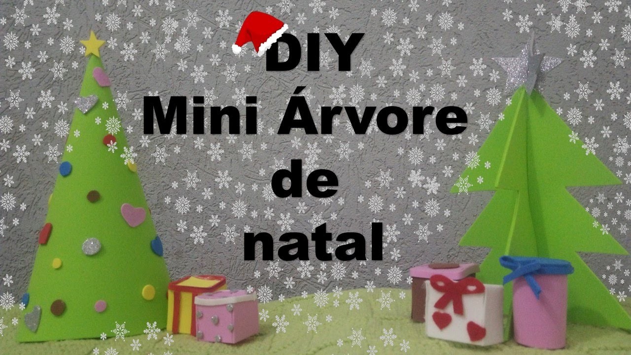 DIY Mini árvore de natal