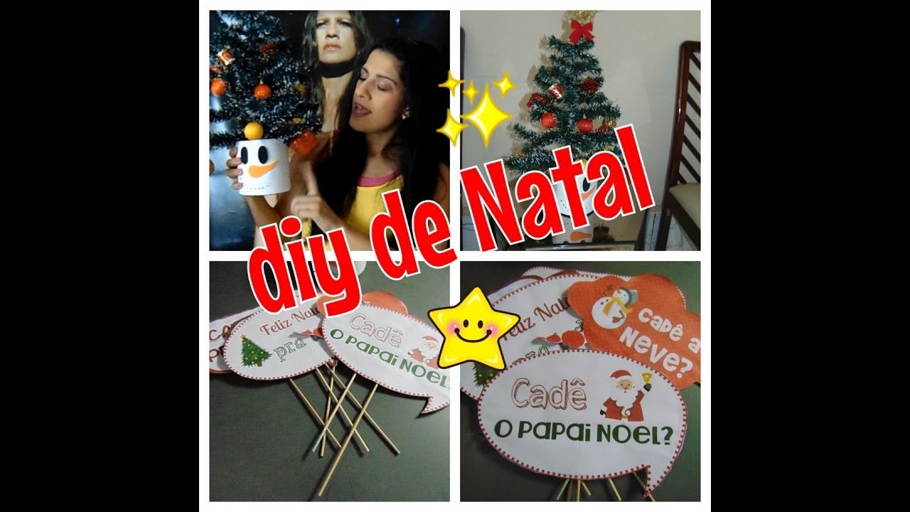 Diy: Natal 2016 (Porta mini árvore + PLAQUINHAS para foto)